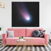 Afbeelding van komeet C/2001 Q4 (NEAT) Canvas Afdruk (Insitu (Woonkamer))