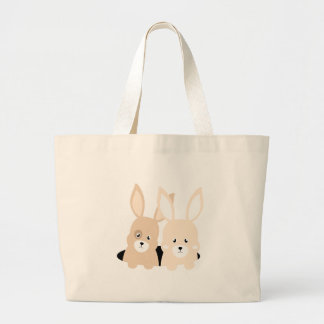 Afbeelding van konijnenhoes grote tote bag