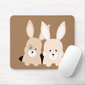 Afbeelding van konijnenhoes muismat (Met muis)