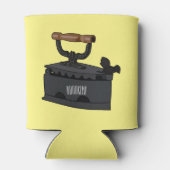 Afbeelding van koolijzerhoudende cartoon blikjeskoeler (Achterkant)