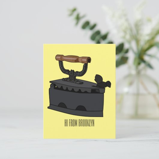 Afbeelding van koolijzerhoudende cartoon briefkaart (Staand voorkant)