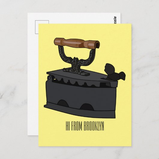 Afbeelding van koolijzerhoudende cartoon briefkaart (Voorkant / Achterkant)