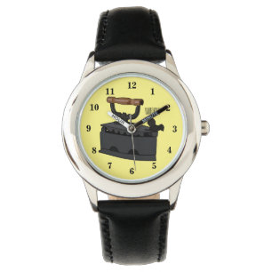 Afbeelding van koolijzerhoudende cartoon horloge