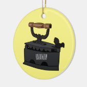 Afbeelding van koolijzerhoudende cartoon keramisch ornament (Links)