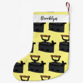 Afbeelding van koolijzerhoudende cartoon kleine kerstsok (Achterkant)