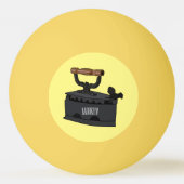 Afbeelding van koolijzerhoudende cartoon pingpongbal (Achterkant)