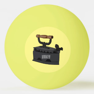 Afbeelding van koolijzerhoudende cartoon pingpongbal