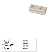 Afbeelding van koolijzerhoudende cartoon rubberstempel (Gestempeld)