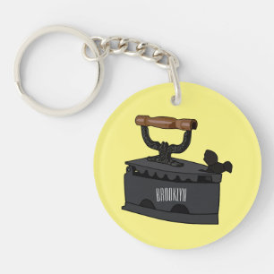 Afbeelding van koolijzerhoudende cartoon sleutelhanger