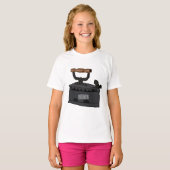 Afbeelding van koolijzerhoudende cartoon t-shirt (Voorkant volledig)
