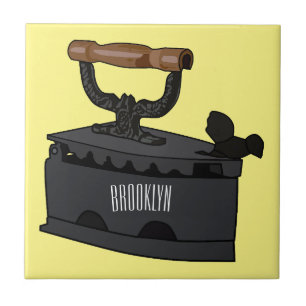 Afbeelding van koolijzerhoudende cartoon tegeltje