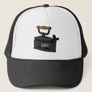 Afbeelding van koolijzerhoudende cartoon trucker pet