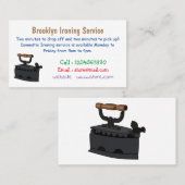 Afbeelding van koolijzerhoudende cartoon visitekaartje (Voorkant / Achterkant)