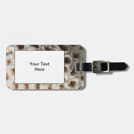 Afbeelding van Koraal. Bagagelabel (Voorkant horizontaal)