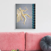Afbeelding van kwik canvas afdruk (Insitu (Woonkamer))