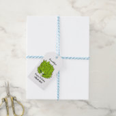 Afbeelding van lebige cartoon cadeaulabel (Met Touw)