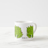 Afbeelding van lebige cartoon espresso kop (Voorkant rechts)