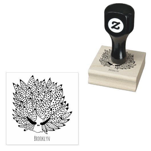 Afbeelding van lebige cartoon rubberstempel (Gestempeld)