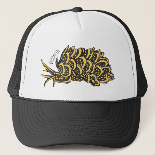 Afbeelding van leboog-zee-slibvormig cartoon trucker pet (Voorkant)