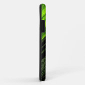 Afbeelding van limoen- en zwarte strepen Case-Mate iPhone case (Achterkant/rechts)