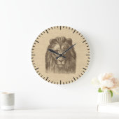  afbeelding van Lion op schoot   Grote Klok (Huis)