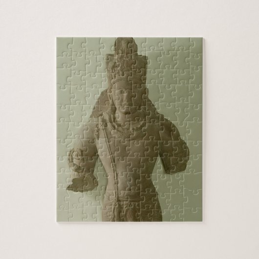 Afbeelding van Lord Vishnu, Mathura (rode zandstee Legpuzzel (Verticaal)