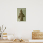 Afbeelding van Lord Vishnu, Mathura (rode zandstee Poster (Keuken)