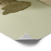 Afbeelding van Lord Vishnu, Mathura (rode zandstee Poster (Hoek)