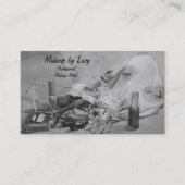 afbeelding van  make-up tas voor schoonheden visitekaartje (Voorkant)