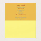 afbeelding van  make-up tas voor schoonheidsspecia visitekaartje (Binnenkant ongevouwen)