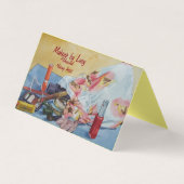 afbeelding van  make-up tas voor schoonheidsspecia visitekaartje (Voorkant)