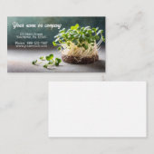 Afbeelding van micro greens visitekaartje (Voorkant / Achterkant)