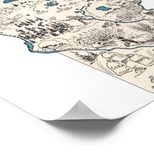  Afbeelding van Minnesota Poster (Hoek)