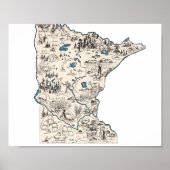  Afbeelding van Minnesota Poster (Voorkant)