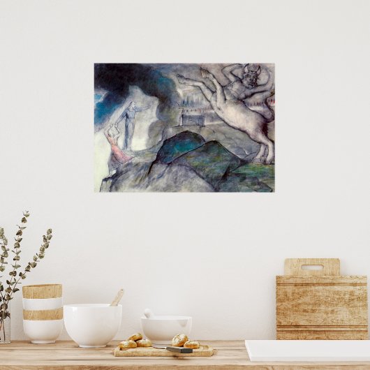 Afbeelding van Minotaur ter illustratie van Infern Poster (Keuken)