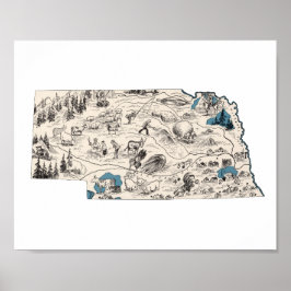  Afbeelding van Nebraska Poster