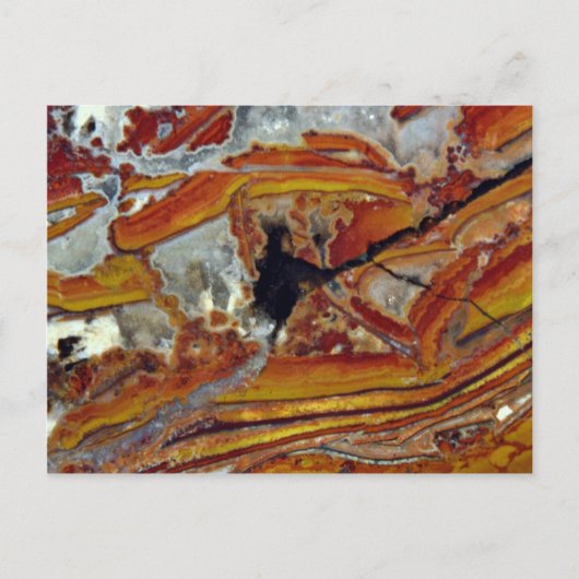 Afbeelding van Oranje en gele jasper Briefkaart (Voorkant)