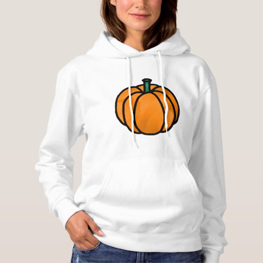 Afbeelding van Oranje pompoen Hoodie (Voorkant)