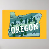 Afbeelding van Oregon Poster (Voorkant)