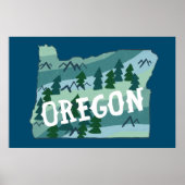 Afbeelding van Oregon Poster (Voorkant)