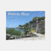 Afbeelding van Oud San Juan in Puerto Rico Fleece Deken (Voorkant (Horizontaal))