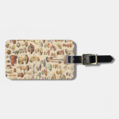 afbeelding van paddenstoelen bagagelabel (Voorkant horizontaal)