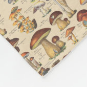  afbeelding van paddenstoelen fleece deken (Hoek)