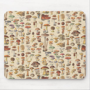 afbeelding van paddenstoelen muismat