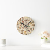 afbeelding van paddenstoelen ronde klok (Huis)