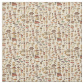  afbeelding van paddenstoelen stof (Swatch)