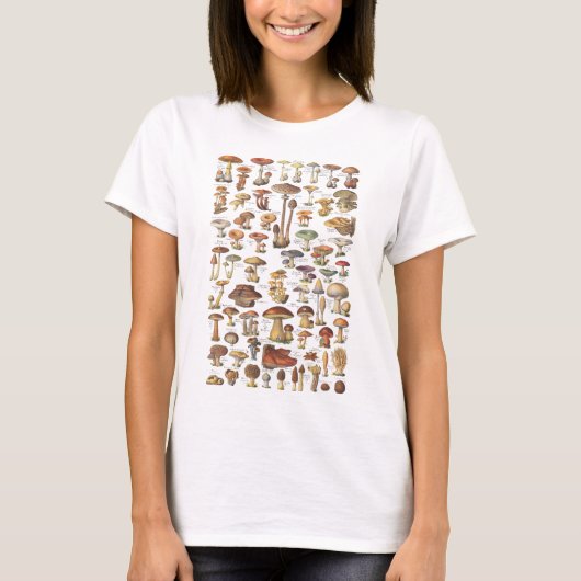  afbeelding van paddenstoelen t-shirt (Voorkant)