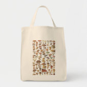  afbeelding van paddenstoelen tote bag (Voorkant)