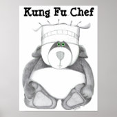 Afbeelding van Panda Beer Chef Poster (Voorkant)