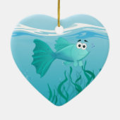 Afbeelding van papaver keramisch ornament (Achterkant)